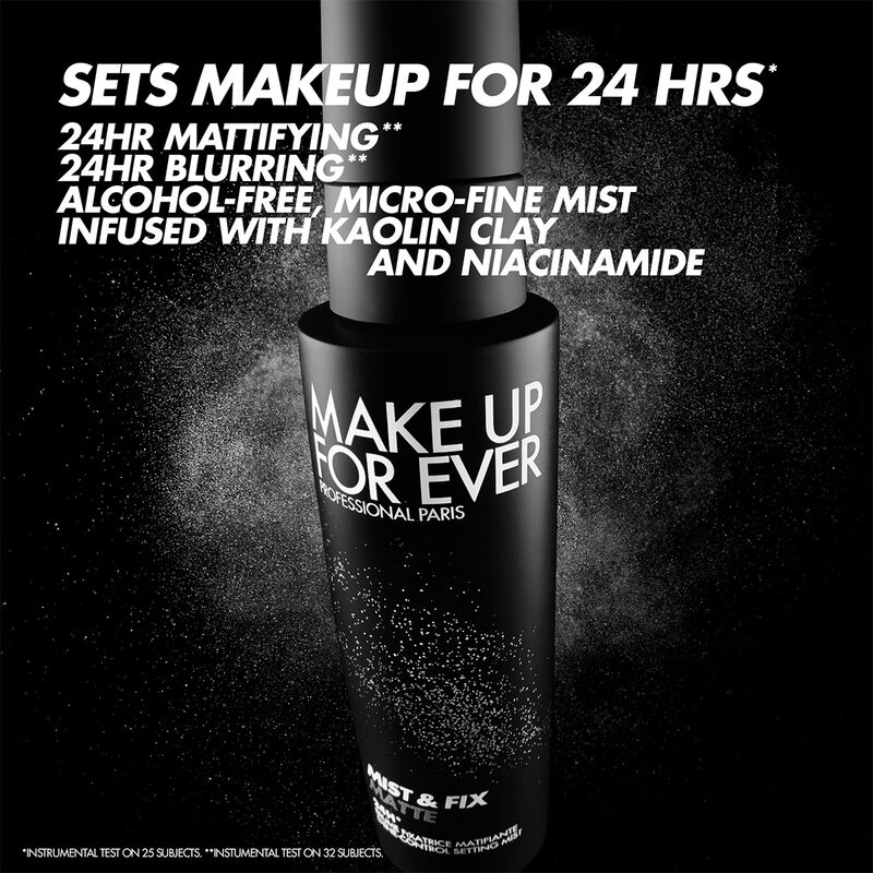 MIST & FIX MATTE - MINI - Long lasting shine control setting spray