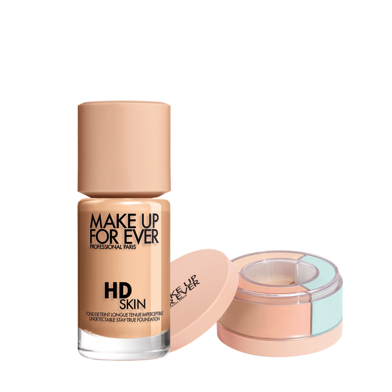 HD SKIN DUO - Natural Matte Foundation & Luminous Finishing Powder​