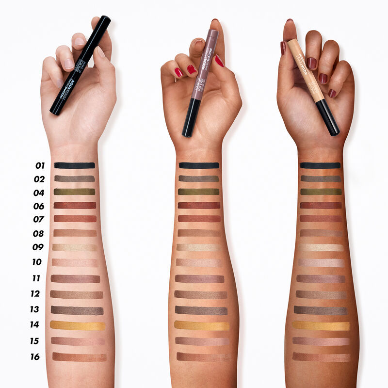 AQUA RESIST SMOKY SHADOW - Multi-use color stick: waterproof formula for eyes, lips, cheeks