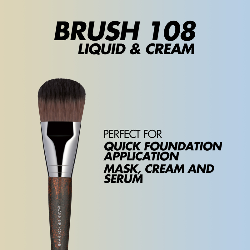 FOUNDATION BRUSH - LARGE - 108 - Large foundation brush