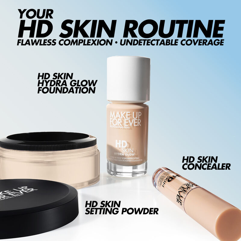 HD SKIN HYDRA GLOW - Hydrating liquid foundation: radiant, glowy finish