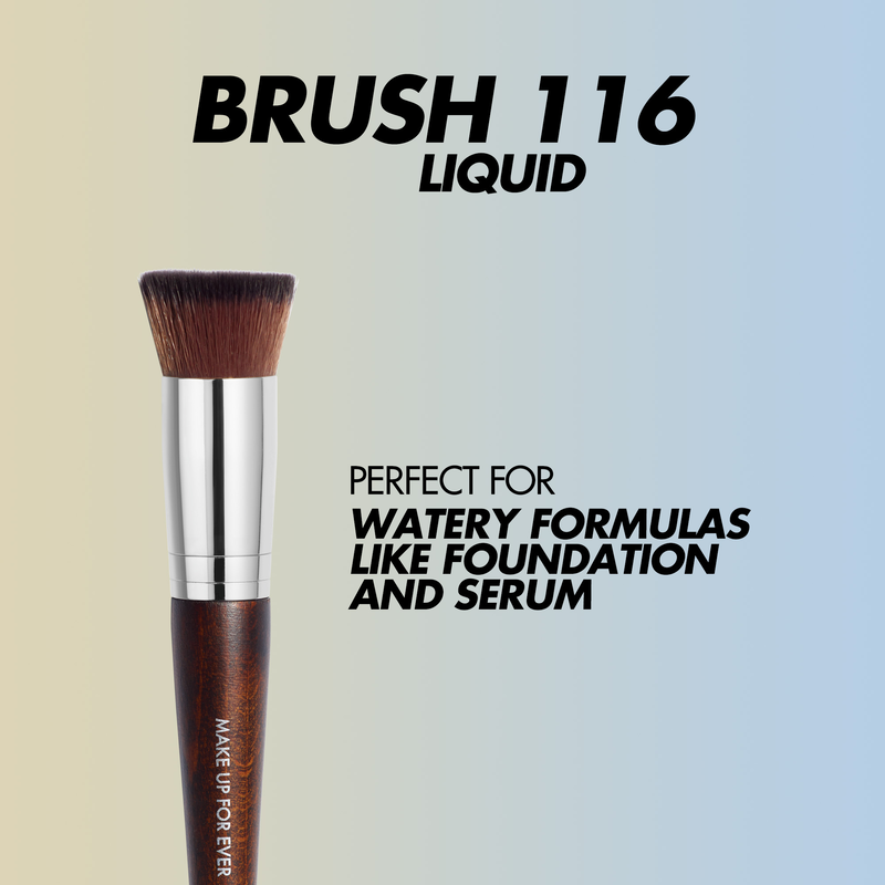 AIRBRUSH FINISH FOUNDATION BRUSH - 116 - Foundation: fluid texture