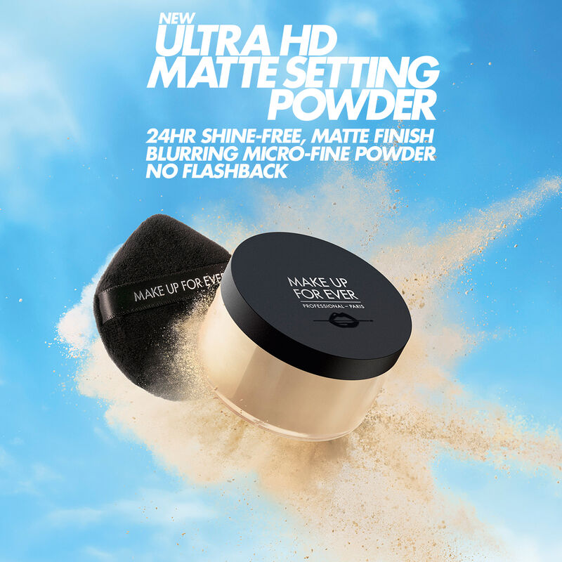 ULTRA HD MATTE SETTING POWDER - Loose setting powder: 24H hold & invisible finish