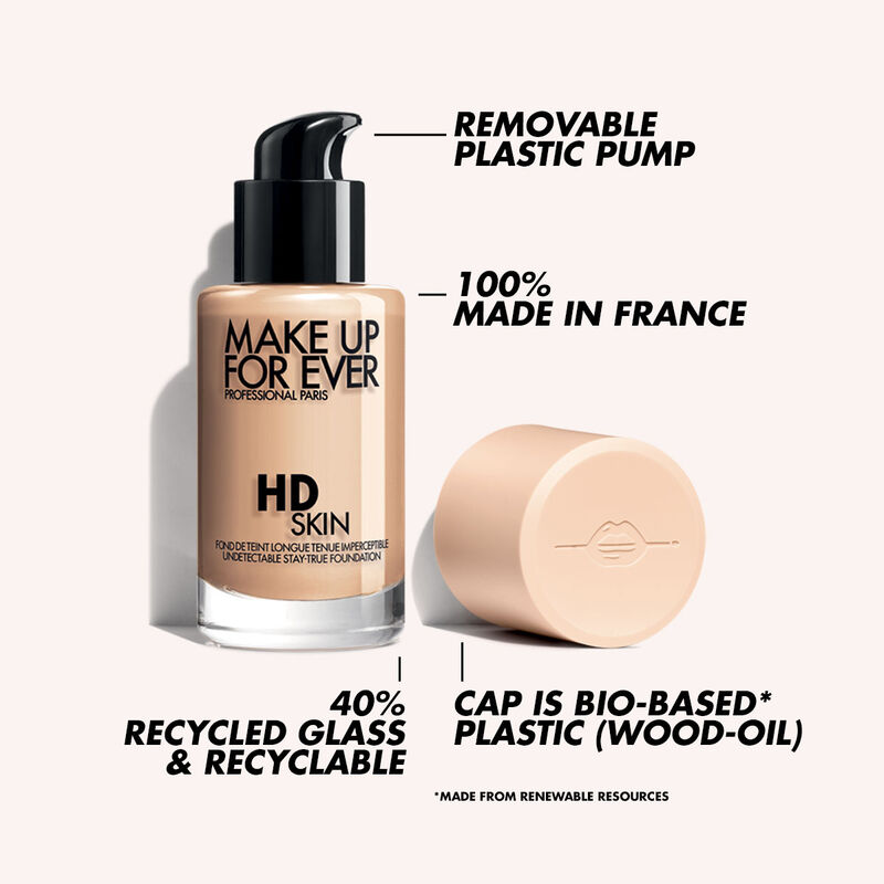 HD SKIN - Undetectable foundation: natural finish, stay-true color