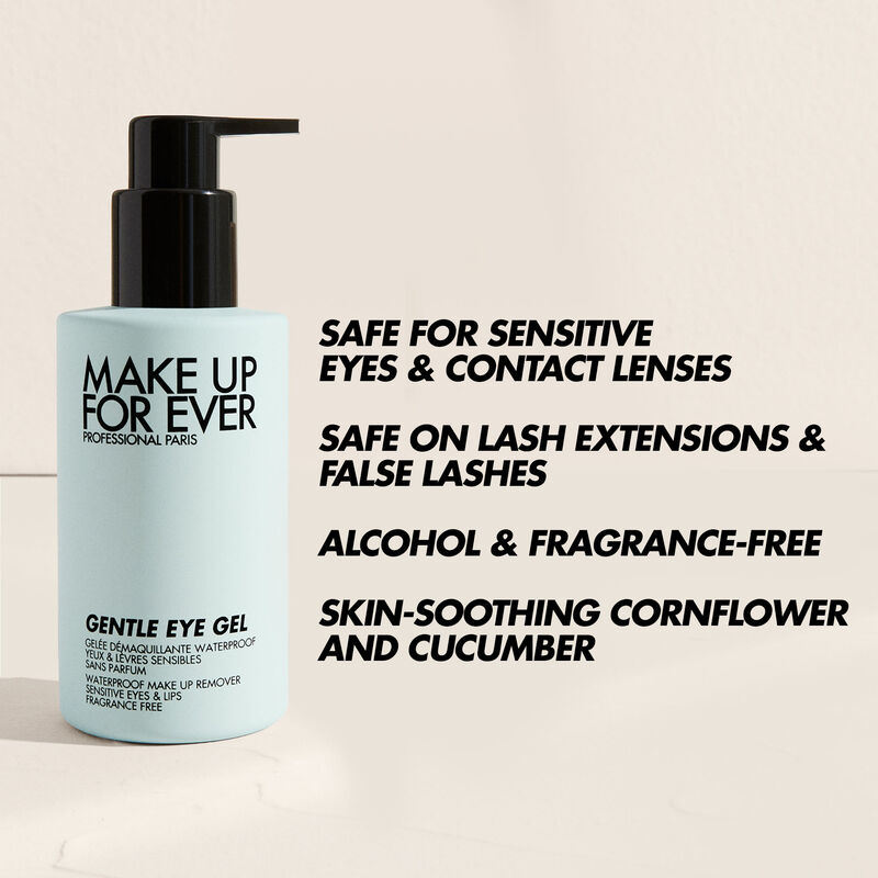 GENTLE EYE GEL - MINI - Gentle waterproof remover: for sensitive eyes & lips