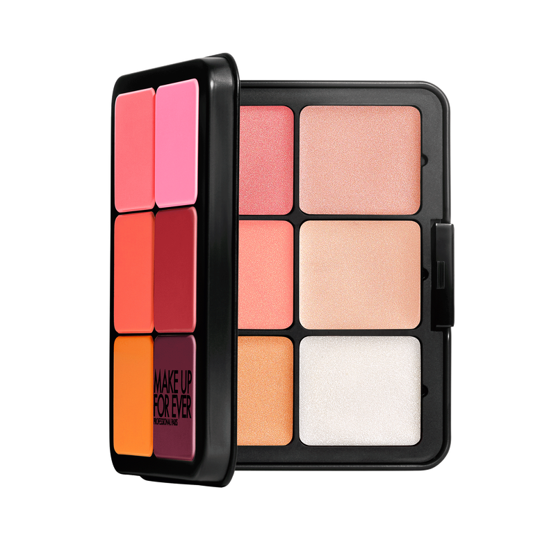 HD SKIN BLUSH & GLOW PALETTE - Cream blush & highlighter palette