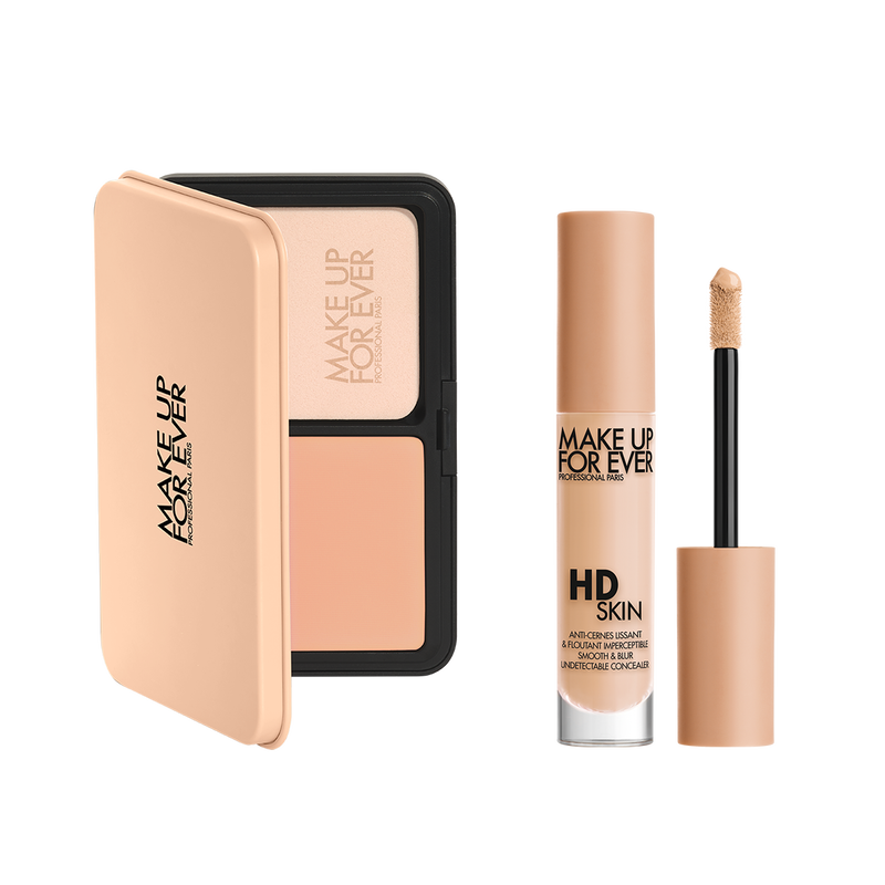 HD SKIN POWDER FOUNDATION & CONCEALER DUO - HD Skin Matte Velvet + HD Skin Concealer