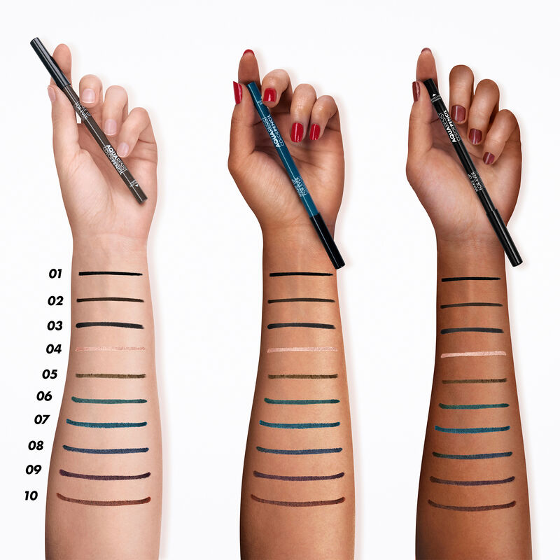 AQUA RESIST COLOR PENCIL - Waterproof eyeliner: full impact color & smooth glide