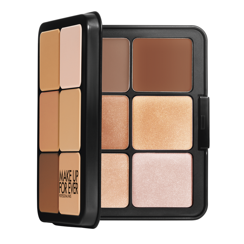 HD SKIN SCULPTING PALETTE - Face sculpt palette: contour, blush & highlight