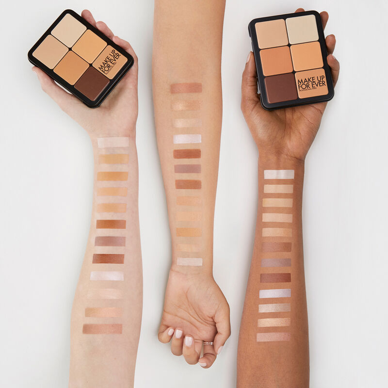 HD SKIN SCULPTING PALETTE - Face sculpt palette: contour, blush & highlight