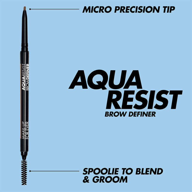 AQUA RESIST BROW DEFINER - Micro-tip pencil: 24H wear, waterproof precision