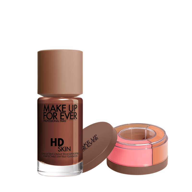 HD SKIN DUO - Natural Matte Foundation & Luminous Finishing Powder​