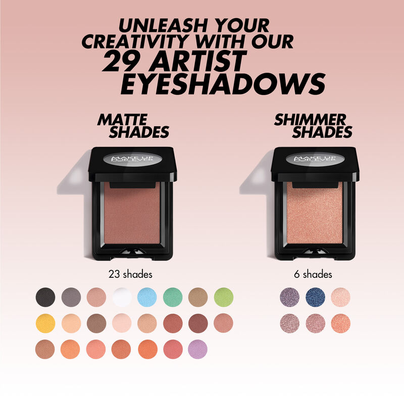 ARTIST EYESHADOW - Eyeshadow: high pigment payoff, single or refill