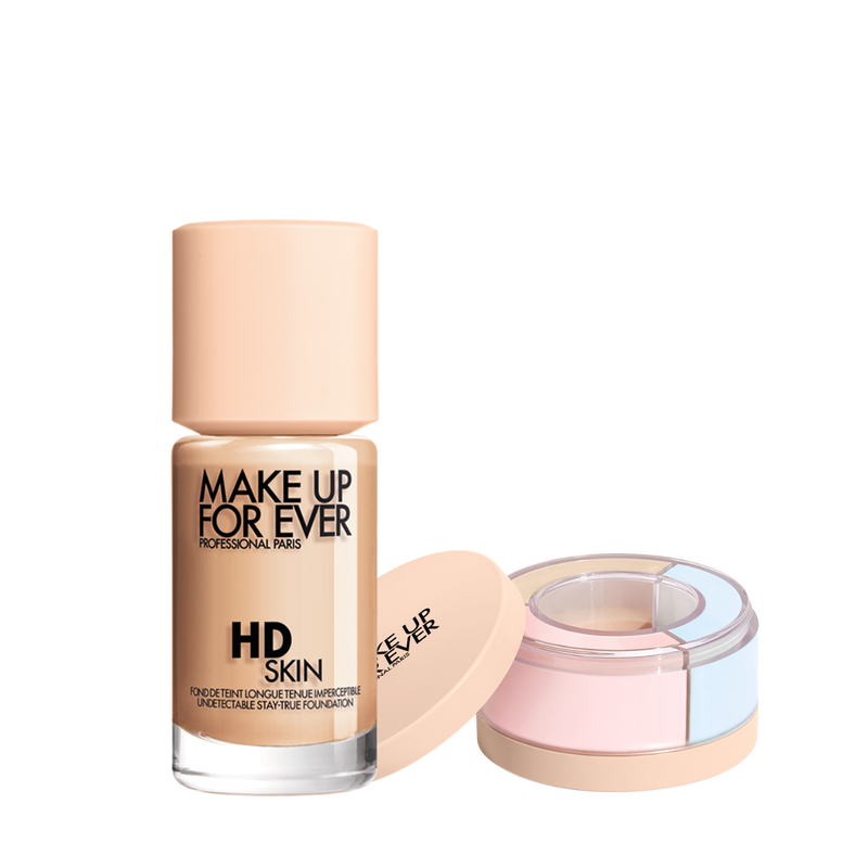 HD SKIN DUO - Natural Matte Foundation & Luminous Finishing Powder​