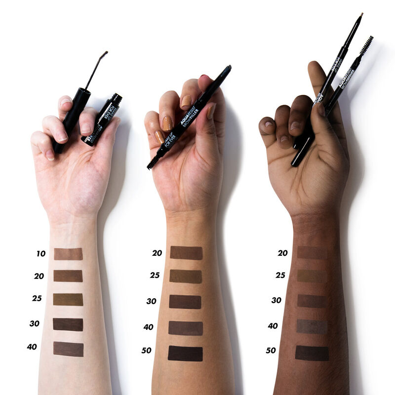 AQUA RESIST BROW FIXER - Tinted brow gel: waterproof micro-brush, 24H wear