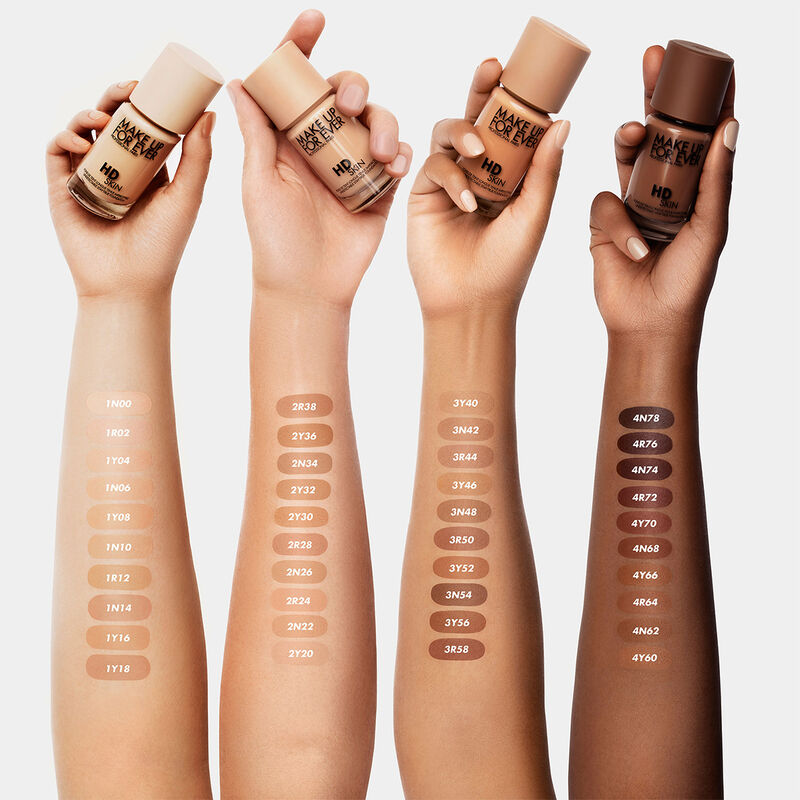 HD SKIN - Undetectable foundation: natural finish, stay-true color