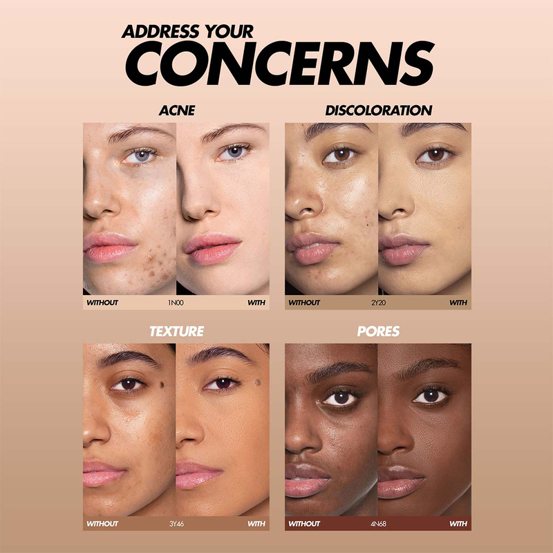 HD SKIN - Undetectable foundation: natural finish, stay-true color