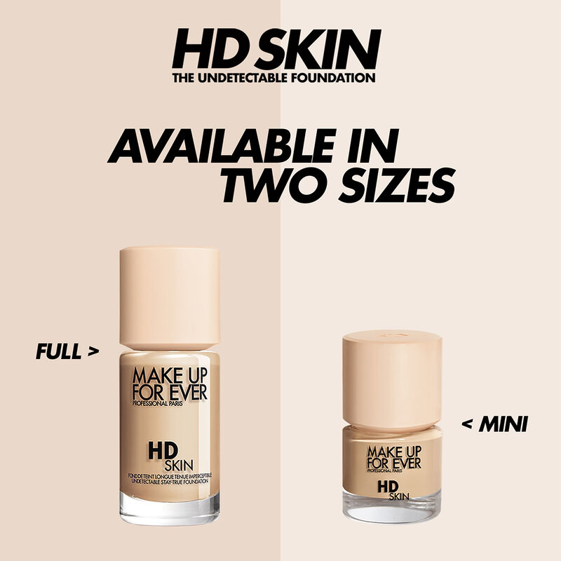 HD SKIN - MINI - Natural matte foundation: waterproof & long-wear