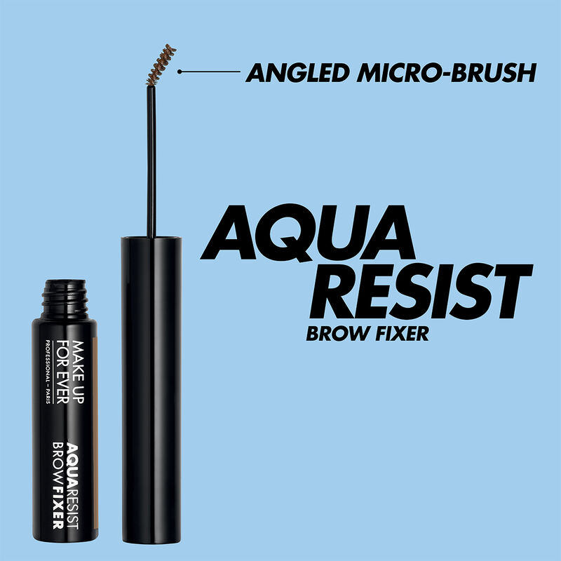 AQUA RESIST BROW FIXER - Tinted brow gel: waterproof micro-brush, 24H wear